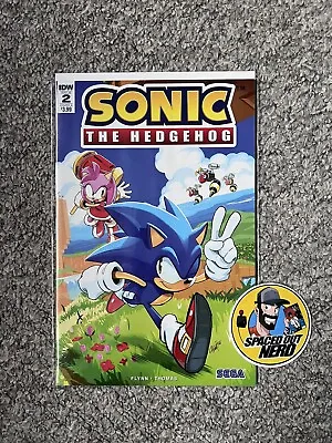 Sonic The Hedgehog #2 “2018” 1st Printing - Nm - Idw Comics • £40