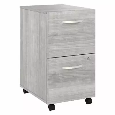 Hybrid 2 Drawer Mobile File Cabinet In Platinum Gray - Engineered Wood • $294.67