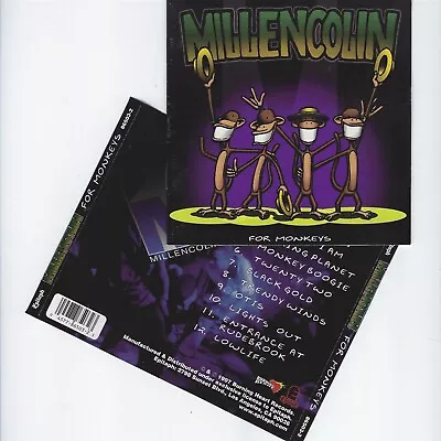 BOOKLET & INSERT ONLY Millencolin For Monkeys Epitaph 86503-2 • $2.49