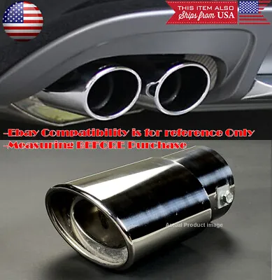 OE Polished Stainless Steel Exhaust Muffler Tip For Mercedes Smart 1.5-2  Pipe • $13.94