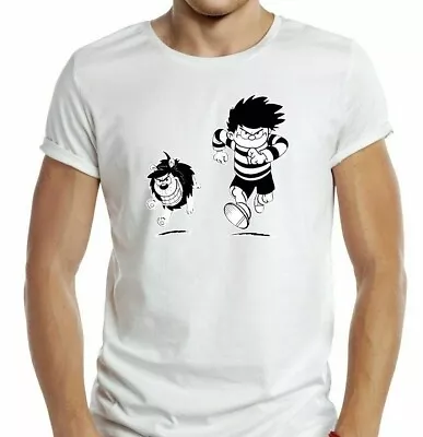 £6.99 • Buy Dennis The Menace T-shirt Retro Comic Book Uk Gnasher Cool 50s 60s 70s 80s 90s W