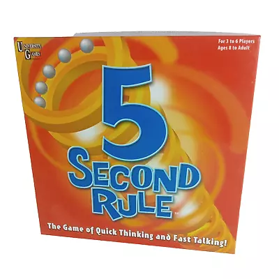 University Games 5 Second Rule Board Game - Complete • $19.99