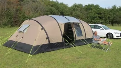 Kampa Southwold 8 Air Tent (8 Berth) C/w Footprint Pump & Carpet • £400