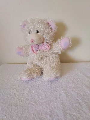 My First Teddy Bear White 14  Reversible To Pink Pillow Nwot • $5.75