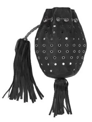 Christopher Kane Topshop Rare Black Leather Mirror Tassel Small Clutch Bag New • £69.99