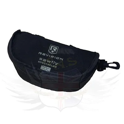 Revision Sawfly Safety Sunglasses Protective Black Nylon Material Case G1 & 2 • $3.72