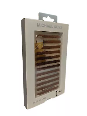 Original Michael Kors Stripe Case For Apple IPhone XS/X - Rose Gold • $9.99