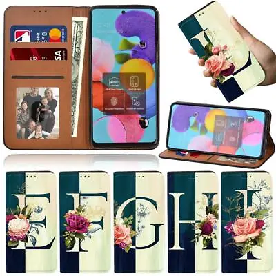 .Leather Stand Cover Case -Fit Samsung Galaxy A10E A20E A40 A41 A50 A50S A70 A71 • £3.59