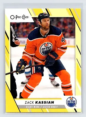 2023-24 O-Pee-Chee Zack Kassian #229 Yellow Parallel • $1.09