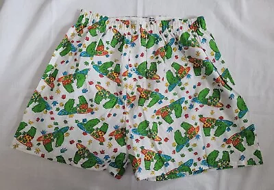 Vintage Frog Boxer Shorts Box Seat Mens 32-34 Snap Fly Made In USA New Old Stock • $12.99