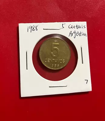 1988 5 Centavos Argentina Coin - Nice World Coin !!!  • $3.95