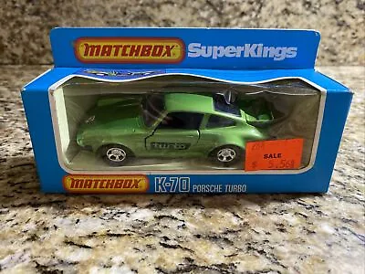 Vintage Matchbox SuperKings K-70 Porsche Turbo • $29.99