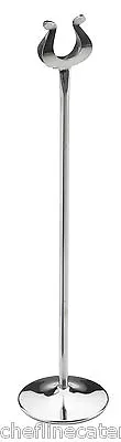 1x Table Number Stand/Number Holder 18  Stainless Steel Banqueting Restaurants • £8.73