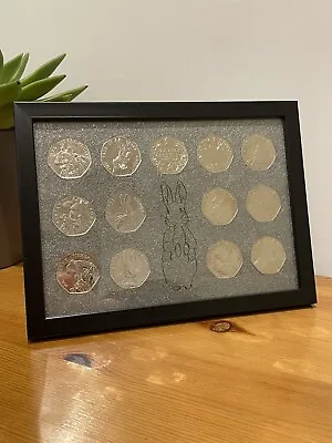 50p Coin Display Frame For Beatrix Potter Collection  For Your Full Set No Coins • £12.95