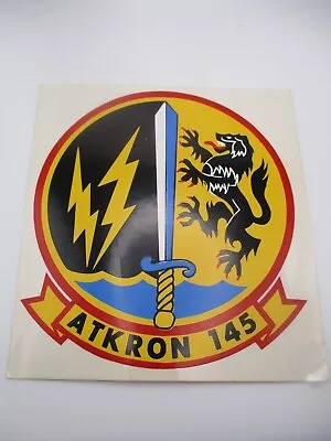 $10 • Buy Vintage US Navy VA-145 Attack Squadron ATKRON 145 Sticker Decal
