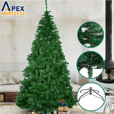 7.5ft Artificial Christmas Tree Holiday Festival Xmas Indoor Outdoor Decoration • $79.99