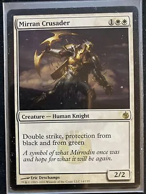 MTG 1x Mirran Crusader Mirrodin Besieged Modern Magic The Gathering Card X1 NM • $2.48