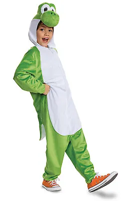 Super Mario Brothers Yoshi Hooded Jumpsuit Child Costume • $44.39