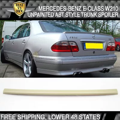 95 96 97 98 99 00 01 Benz E-Class W210 E430 4Dr ABT Type Trunk Spoiler Wing ABS • $57.99