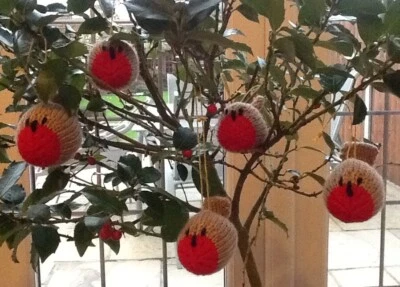 Hand Knitted Christmas Decorations • £3