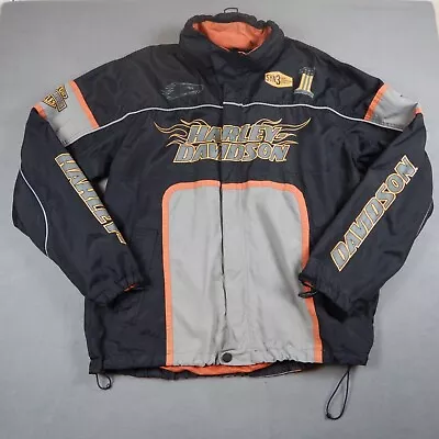 Harley Davidson Screaming Eagle Jacket Mens Medium Riding Gear SYN3 Hoodie • $72