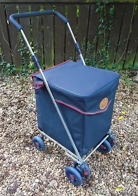 £60 • Buy The Sholley Genuine Sholley Eco Shopping Trolley Blue 6 Wheels Walking Aid