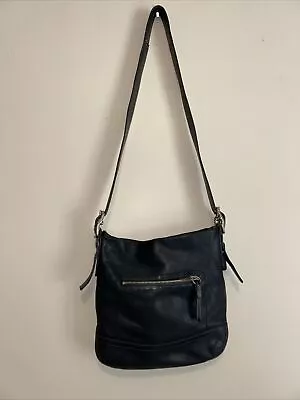 Coach Black Leather  Handbag Vintage • $60