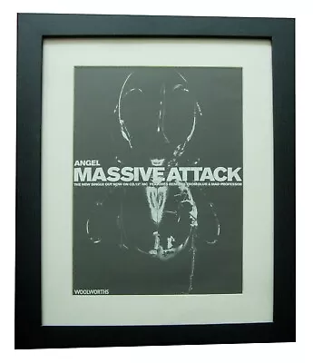 £69.95 • Buy MASSIVE ATTACK+Angel+POSTER+AD+RARE ORIGINAL 1998+FRAMED+EXPRESS GLOBAL SHIP