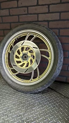 1983 Yamaha Virago Front Wheel Gold Midnight Xv750 Xv920 Tire 750 1982 1981 • $72.70