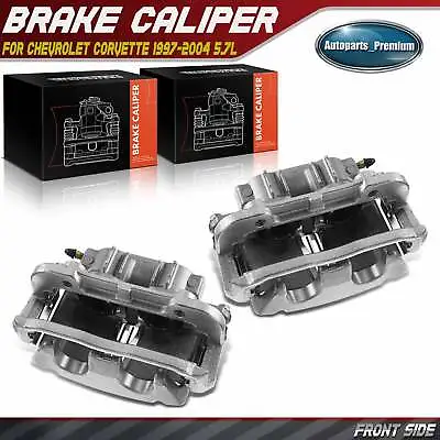 2x Disc Brake Calipers For Chevrolet Corvette 1997-2004 5.7L Front Left & Right • $138.99