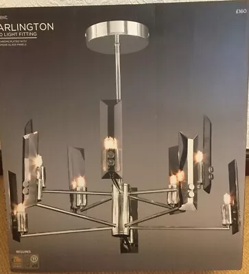 Next Arlington 10 Light Fitting Chandelier Brand New Boxed • £99.99