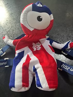 London Olympics 2012 Wenlock Backpack Soft Toy • £8
