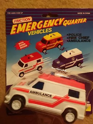 Vintage Friction Emergency Quarter Vehicle 6090 Ambulance UNOPENED  • $9.95