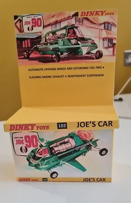 £10 • Buy Dinky 102 Joes Car Box And Plinth Only ..(MODEL NOT INCLUDED ) ..