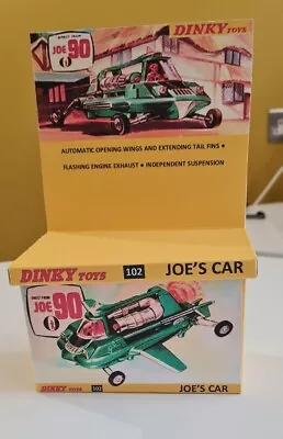 £10 • Buy Dinky 102 Joes Car Box And Plinth Only ..(MODEL NOT INCLUDED ) ..
