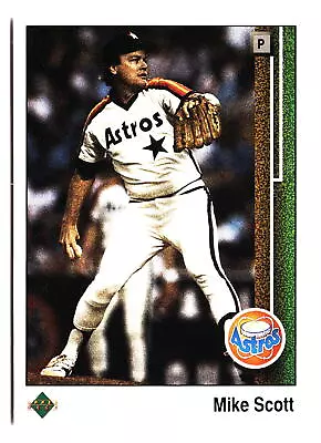 1989 Upper Deck Mike Scott Houston Astros #295 • $1.49