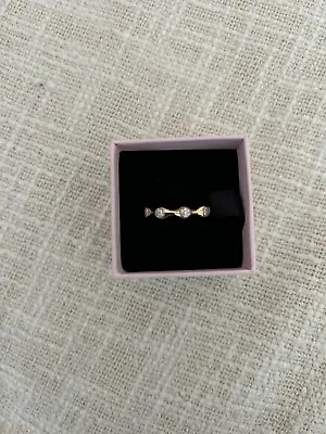 $40 • Buy Pandora Rose Gold Plated Love Pod Ring Size 58