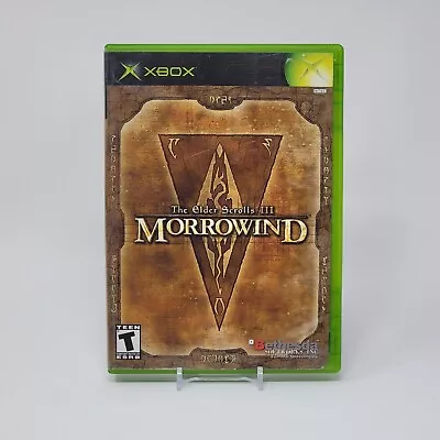 Elder Scrolls III: Morrowind (Original Xbox) Black Label Case & Disc (No Manual) • $13.95