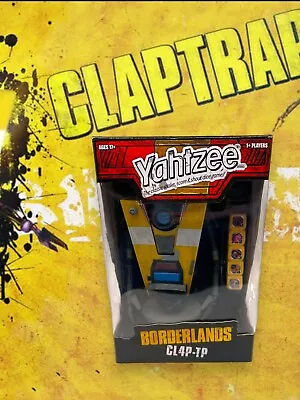 BORDERLANDS CL4P-TP Collectors Edition YAHTZEE Dice Game Claptrap NEW • $18
