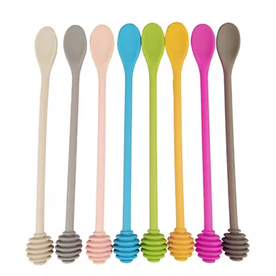 1Pc Honey Spoon Honey Dipper Stick Syrup Dispenser Jar Stick Kitchen Access URUK • £5.51