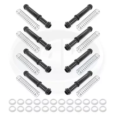$41.85 • Buy Nylon Adjustable Push Rod Tubes (set Of 8) With Seals Vw Bug Bus Ghia Ac109352