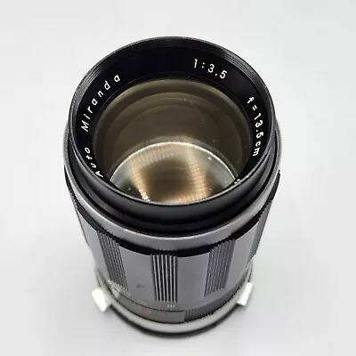 Miranda 13.5cm 135mm F3.5 Prime Lens For Miranda Bayonet Mount SLR Cameras *Read • $13.49