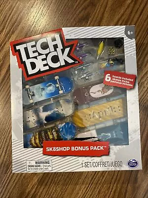 DGK Tech Deck Sk8shop Pack Of 6 Boards W/ Trucks Wheels Tools Fingerboard APRIL • $14