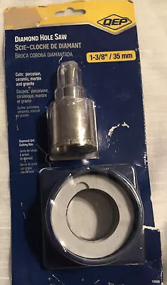 NEW QEP  Diamond Grit  Hole Saw Kit  1 Pc. 1-3/8  /35mm • $11.99