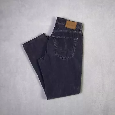 Adriano Goldschmied AG Pants 31x29 Corduroy Straight Leg Navy Protege USA Made • $34.99