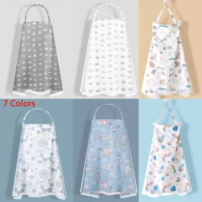 Mum Breastfeeding Nursing Apron Cover Up Baby Poncho Shawl Udder Blanket Cotton • £6.19