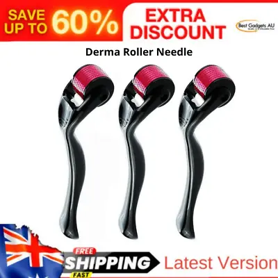 $29.77 • Buy Derma Roller Microneedle FYL 3 Pack Derma Roller Kit (0.25mm/0.5mm/1mm)