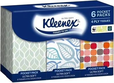 Kleenex Everyday Pocket Count Facial Tissues 54 Count • $5