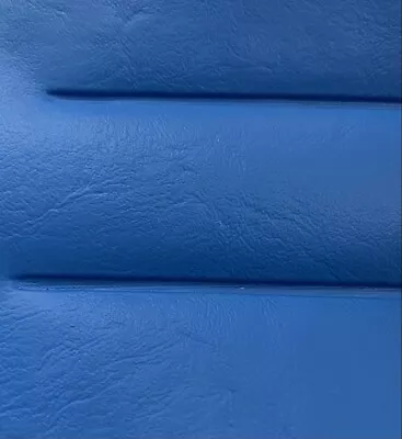 MARINE GRADE 54  Para Blue Quilt Vinyl Fabric Boat Auto Upholstery 09.853   • $3.95