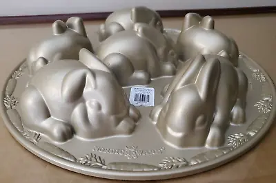 Nordic Ware Bunny Cakelet Pan NEW With Original Tag William Sonoma • £50.19